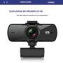 Imagem de Webcam 2K Full HD 1080p com Foco Automático e Microfone USB - para PC, Mac e Laptop