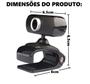 Imagem de Webcam 480p Para Notebook e PC Conexão USB Microfone Embutido Sensor CMOS Multilaser