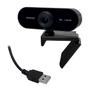 Imagem de Webcam Bril Pc W6, Full Hd 1080P, Microfone, Preto, Usb,