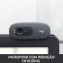 Imagem de Webcam C270 Logitech Hd 720p Correção De Luz Automática Unidade ALR
