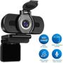 Imagem de Webcam EDUP 1080p Full HD - 4K 30FPS - Grande Angular com Capa