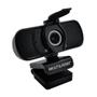 Imagem de Webcam Full Hd 1080p 30Fps c/ Tripe Cancelamento de Ruído Microfone Conexão USB Preto - WC055