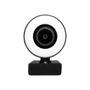 Imagem de Webcam Full Hd 2K Oex W300 Com Led Usb Com Microfone Preto  