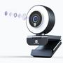 Imagem de Webcam HD 1080P com Luz Circular e Microfone Duplo - Foco Automático