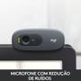 Webcam HD Logitech C270, 720p, 30 FPS, Microfone Integrado, USB 2.0 - 960-000694 Imagem de Webcam HD Logitech C270, 720p, 30 FPS, Microfone Integrado, USB 2.0 - 960-000694