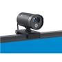 Imagem de Webcam HP W100 640x480p para videoconferência com ajuste de foco e clip