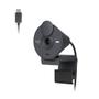 Imagem de Webcam Logitech Brio 300 Full HD, 1080p, 30 FPS, USB-C, Microfone Integrado, Grafite - 960-001413
