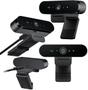 Imagem de Webcam Logitech Brio Ultra 4K - Com Microfone, Capa, Tripé, Organizador de Cabos e Tecido