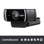 Imagem de Webcam logitech c922 pro stream, full hd, microfone embutido, 1080p, tripé incluso - 960-001087