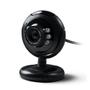 Imagem de Webcam Multilaser Preta 16MP Nightvision Plug & Play Microfone USB 2.0