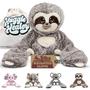 Imagem de Weighted Stuffed Animal Huggle Healers Marshmallow Sloth