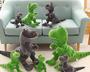 Imagem de Wemi Cute Dinossauro Brinquedos de Animais de Pelúcia Soft Dino Plush Doll T-Rex Tyrannosaurus Dinosaur Figura Verde 21 "