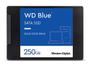 Imagem de Western Digital 250GB WD Blue 3D NAND Internal PC SSD - SATA III 6 Gb/s, 2,5"/7mm, até 550 MB/s - WDS250G2B0A