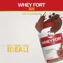 Imagem de Whey Fort 3W - Proteína Isolada, Concentrada e Hidrolisada - Sabor Chocolate - 900g  Vitafor