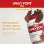 Imagem de Whey Fort 3W - Proteína Isolada, Concentrada e Hidrolisada - Sabor Chocolate - 900g  Vitafor