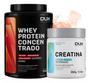 Imagem de Whey Protein 100% Concentrado Sabor Butter Cookies 900g+Creatina Monohidratada de 300g-Dux Nutrition