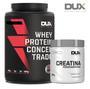 Imagem de Whey Protein Concentrado Dux Nutrition 900g + Creatina Monoidratada 300g Dux Nutrition