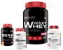 Imagem de Whey Protein Morango + Bcaa 100G + Creatina 100G + Colágeno