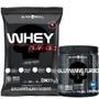 Imagem de Whey Protein Turbo 907g + Glutamina Turbo 300g Black Skull