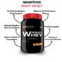 Imagem de Whey Protein Waxy Whey Pote 900g  Suplemento em pó para Ganho de Massa Muscular e Força - Academia