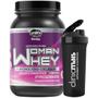 Imagem de Whey Protein Woman Com Colágeno Chocolate 900G+ Coqueteleira