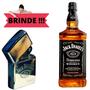 Imagem de Whisky Jack Daniel's Old Nº7 Tennessee 1Litro Original com Isqueiro tipo Zippo