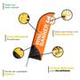 Imagem de Wind Banner 3D Empréstimo Dupla Face Com Haste 220X70Cm