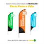 Imagem de Wind Banner 3D Empréstimo Dupla Face Com Haste 220X70Cm