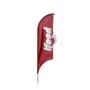 Imagem de Wind Banner 3D Ifood Dupla Face Com Haste 220X70Cm