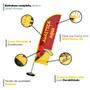 Imagem de Wind Banner 3D Kit Completo Abasteça Aqui Dupla Face Vários