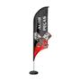 Imagem de Wind Banner 3D Kit Completo Dupla Face Modelo Vela Temas