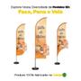 Imagem de Wind Banner 3D Kit Completo Faca Dupla Face Vários Temas