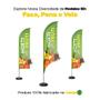 Imagem de Wind Banner 3D Kit Completo Horti Fruti Dupla Face