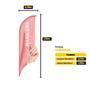 Imagem de Wind Banner 3D Manicure Dupla Face Somente Tecido 170X70Cm