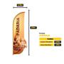 Imagem de Wind Banner 3D Padaria Dupla Face Somente Tecido 170X70Cm