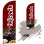 Imagem de Wind Banner Dupla Face 3mt Completo Personalizado Feijoada