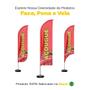 Imagem de Wind Banner Grande Kit Completo Dupla Face Vários Modelos