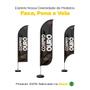 Imagem de Wind Banner Grande Kit Completo Dupla Face Vários Modelos