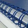 Imagem de Wire-o para Encadernação 2x1 A4 Azul 7/8 para 180fls 24un