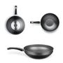 Imagem de Wok Antiaderente 28 Cm Grafite Flora Mta 8101