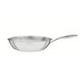 Imagem de Wok Tramontina Grano Aço Inox Corpo Triplo Cabo 28cm 3,4 L