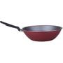 Imagem de Wok Tramontina Loreto em Alumínio com Revestimento Interno e Externo Antiaderente Starflon Max Vermelho 28 cm 3,6 L