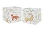 Imagem de Woodland Animal Toile Foldable Fabric Storage Cube Bins Boxes Organizer Toys Kids Baby Childrens for Collection by Sweet Jojo Designs - Conjunto de 2