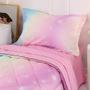 Imagem de Wowelife Pink Toddler Bedding Set Star 4 Piece Princess Toddler Bed Sets para Meninas (Estrelas)