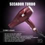 Imagem de WS Professional Secador Turbo 7900  Bordô  2300W - 220v