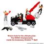Imagem de WWE Toys Wrekkin Rampage Rig Toy Truck com rodas rolantes, escada e mais de 11 presentes de peças separadas para crianças e colecionadores