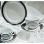 Imagem de Xícara Café com Pires 100ml Porcelana Schmidt - Dec. Paula Black E476