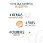 Imagem de Xicara cafe com pires e colher de coração para mesa posta