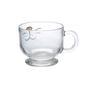 Imagem de Xicara Caneca Bebidas Sobremesas Caldos Jumbo Vidro Gatinha Cat Fofa 500ml Hauskraft