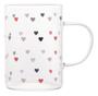 Imagem de Xícara Caneca De Vidro Corações Love 200 Ml - Lyor